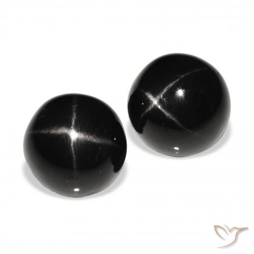 Shop natural 6.77ct ブラック スターディオプサイド gems, ラウンド, from インド at GemSelect. In stock, global shipping!