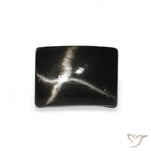 2.85ct 天然 ブラック スターディオプサイド, バゲット, オペーク