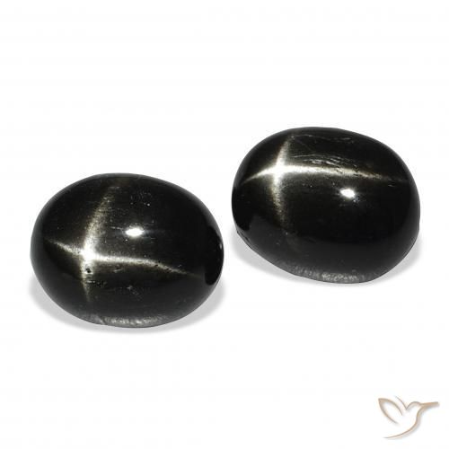 Shop natural 9.43ct ブラック スターディオプサイド gems, 楕円形, from インド at GemSelect. In stock, global shipping!