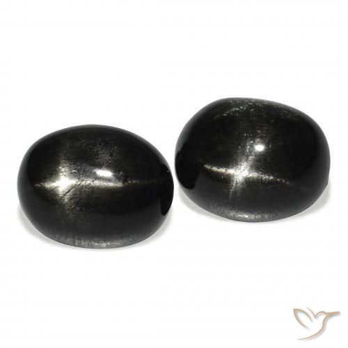 Shop natural 9.92ct ブラック スターディオプサイド gems, 楕円形, from インド at GemSelect. In stock, global shipping!