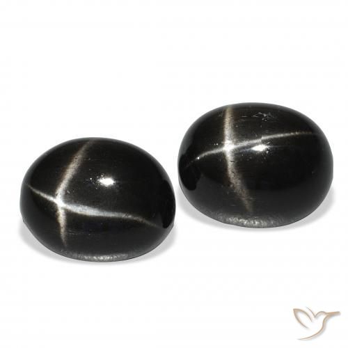 Shop natural 11.38ct ブラック スターディオプサイド gems, 楕円形, from インド at GemSelect. In stock, global shipping!