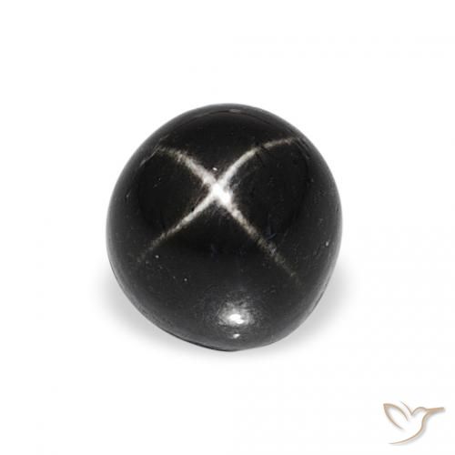 1.78ct ブラック スターディオプサイド, ラウンド, オペーク