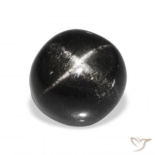 10.11ct ブラック スターディオプサイド, ラウンド, オペーク