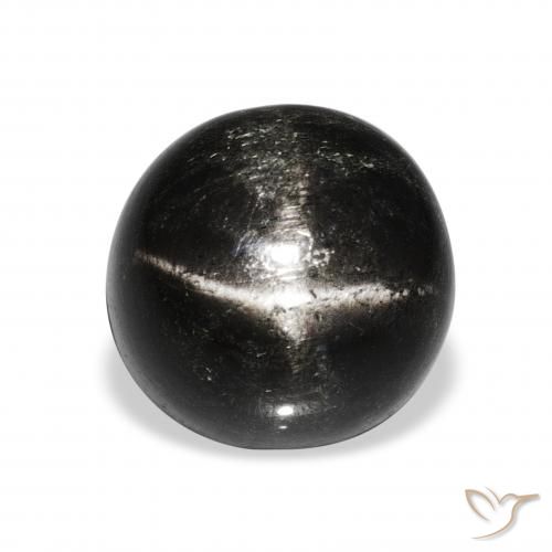 10.95ct ブラック スターディオプサイド, ラウンド, オペーク