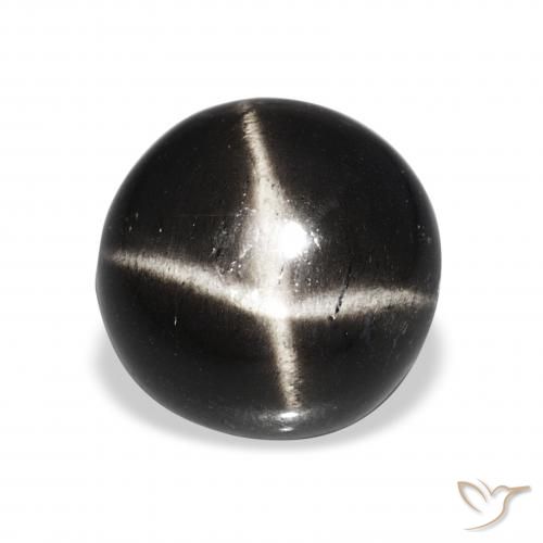 8.06ct ブラック スターディオプサイド, ラウンド, オペーク