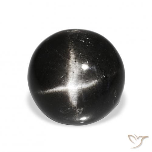 8.90ct ブラック スターディオプサイド, ラウンド, オペーク