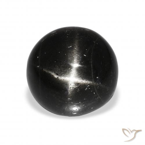 8.50ct ブラック スターディオプサイド, ラウンド, オペーク