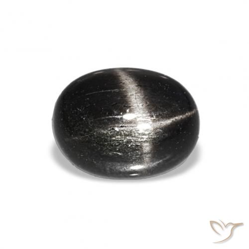 1.81ct ブラック スターディオプサイド, 楕円形, オペーク
