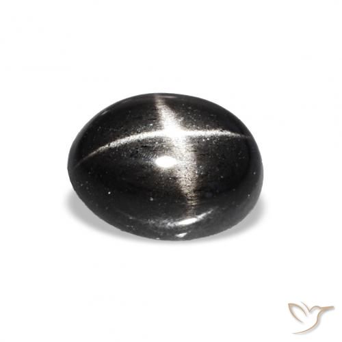 1.56ct ブラック スターディオプサイド, 楕円形, オペーク