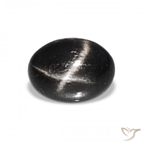 1.99ct ブラック スターディオプサイド, 楕円形, 透明