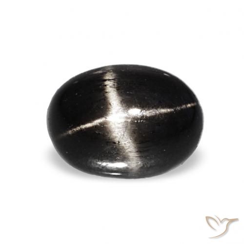 1.48ct ブラック スターディオプサイド, 楕円形, オペーク
