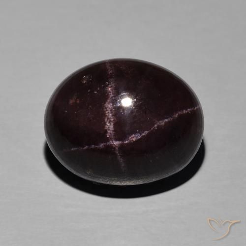 14.23ct 天然 マホガニーレッド スターガーネット, 楕円形, オペーク