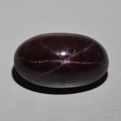 28.69ct 天然 マホガニーレッド スターガーネット, 楕円形, オペーク
