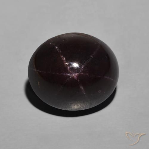12.68ct 天然 ダークレッド スターガーネット, 楕円形, オペーク