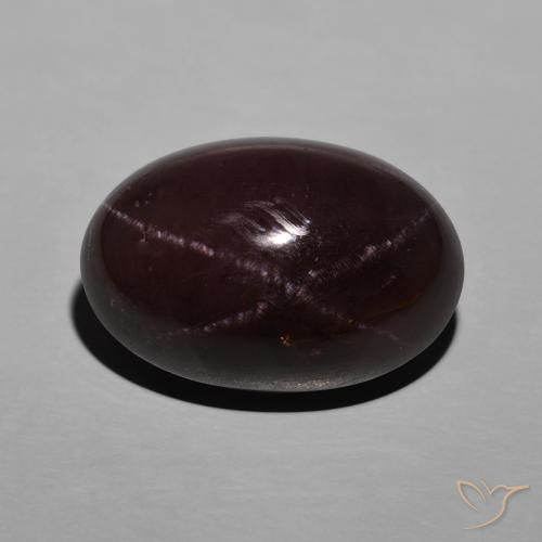 26.72ct 天然 マホガニーレッド スターガーネット, 楕円形, オペーク