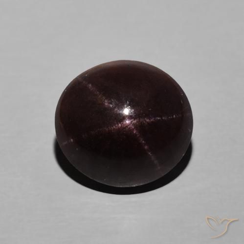 6.29ct 天然 マホガニーレッド スターガーネット, 楕円形, オペーク