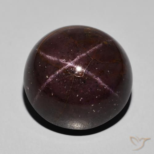 40.98ct 天然 マホガニーレッド スターガーネット, ラウンド, オペーク