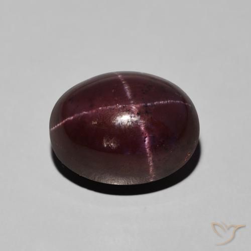 10.57ct 天然 ダークレッド スターガーネット, 楕円形, オペーク