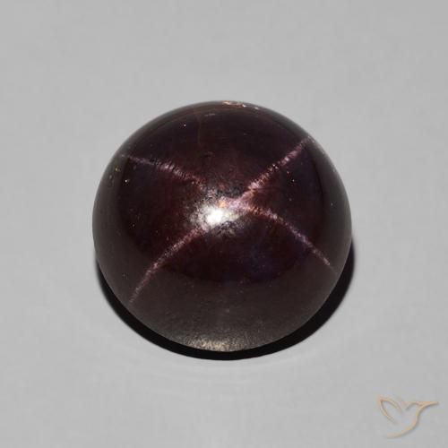 10.73ct 天然 マホガニーレッド スターガーネット, ラウンド, オペーク