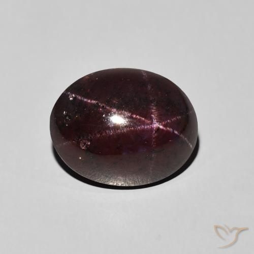 9.87ct 天然 マホガニーレッド スターガーネット, 楕円形, オペーク
