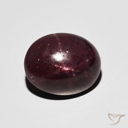 8.98ct 天然 ダークレッド スターガーネット, 楕円形, オペーク