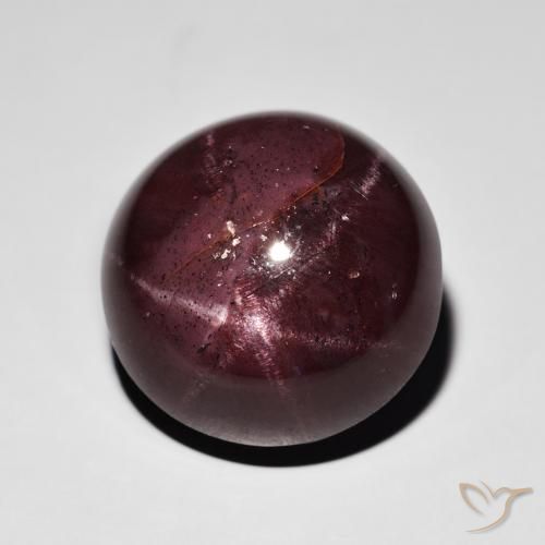 26.49ct 天然 マホガニーレッド スターガーネット, ラウンド, オペーク