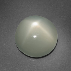 6.95カラットの天然クリームスタームーンストーン（12.36 mm・ラウンドカット）