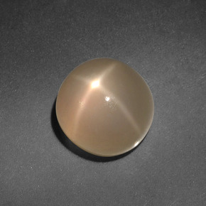 4.98カラットの天然クリームスタームーンストーン（9.22 mm・ラウンドカット）