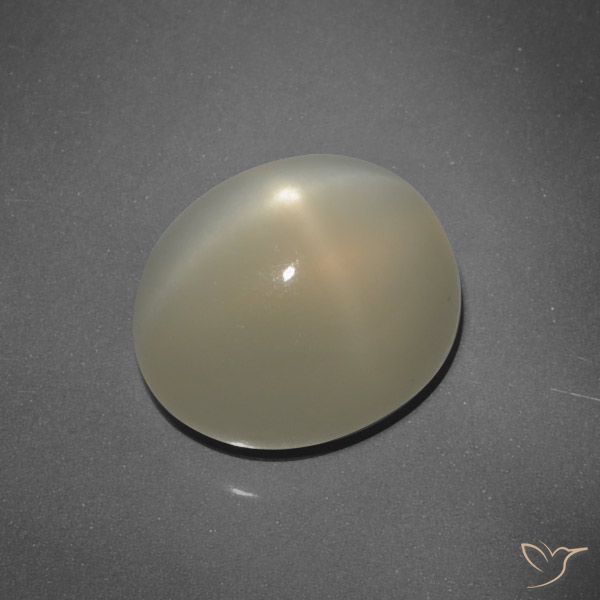 7.24ct 天然 アーシーブラウン スタームーンストーン, 楕円形, 半透明
