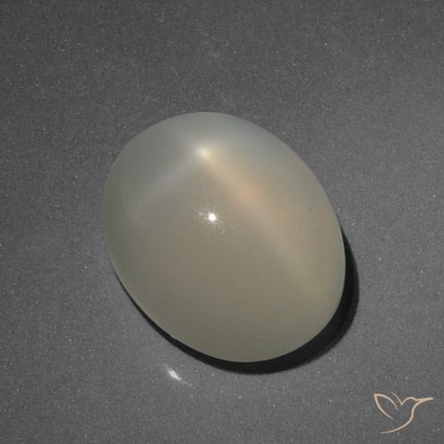 5.27ct 天然 アーシーブラウン スタームーンストーン, 楕円形, 半透明