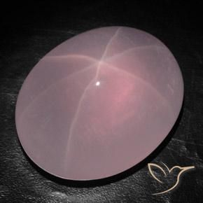 579.55ct 天然 ミディアムピンク スターローズクォーツ, 楕円形, 透明/半透明