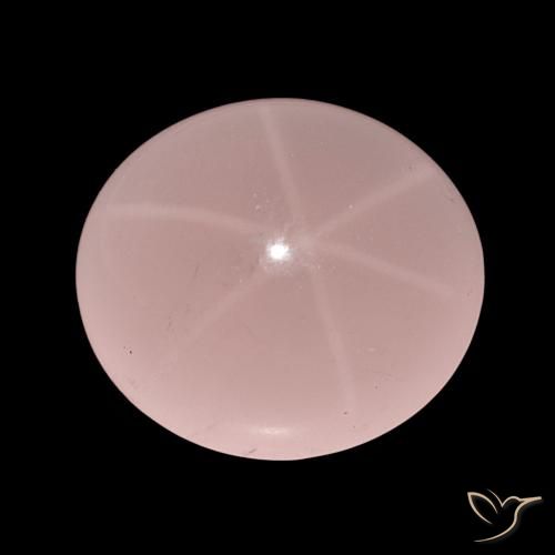 62.47ct ピンクトーン スターローズクォーツ, 楕円形, 半透明