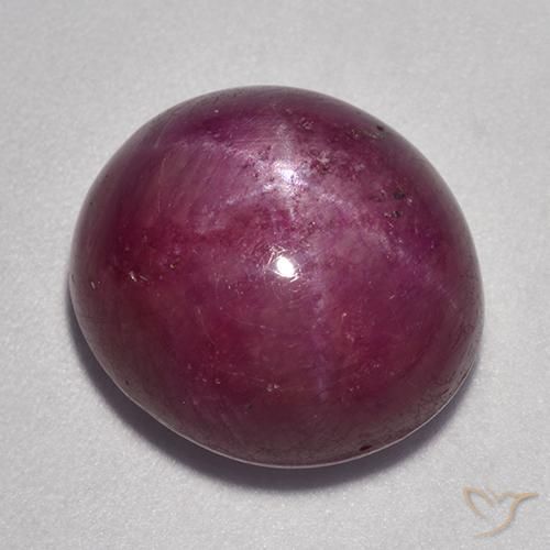 16.58ct 天然 ラズベリーレッド スタールビー, 楕円形, オペーク
