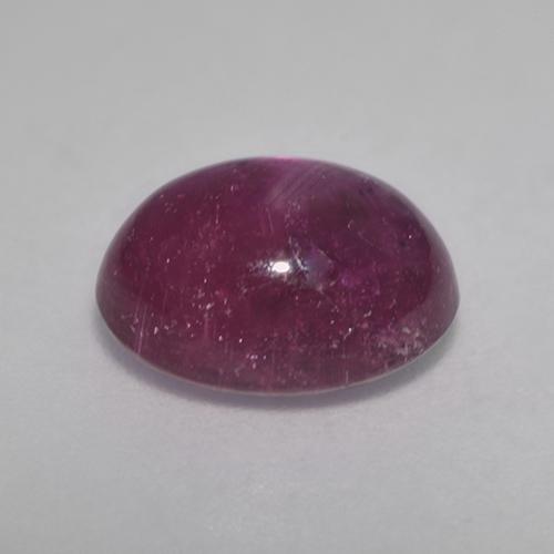 4.90カラットの天然ミディアムダークパープルスタールビー（10.3×8.1 mm・オーバルカット）
