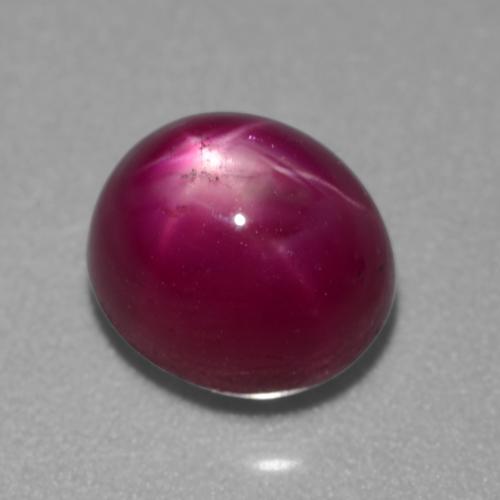 4.05カラットの天然マゼンタピンクスタールビー（8.3×7.1 mm・オーバルカット）