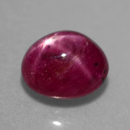 2.71カラットの天然ミディアムダークパープルスタールビー（7.7×7.1 mm・オーバルカット）