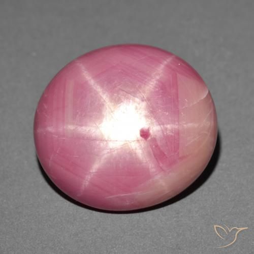 35.88ct 天然 マゼンタピンク スタールビー, 楕円形, オペーク