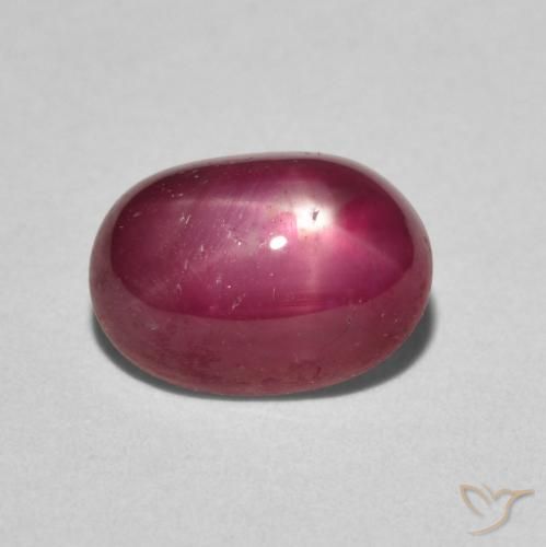3.19ct 天然 ジャム・レッド スタールビー, 楕円形, オペーク