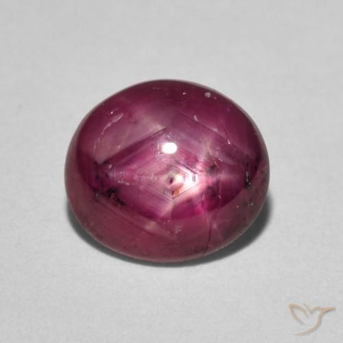 3.05ct 天然 ディープレッド スタールビー, 楕円形, オペーク