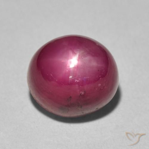 5.96ct 天然 ジャム・レッド スタールビー, 楕円形, オペーク