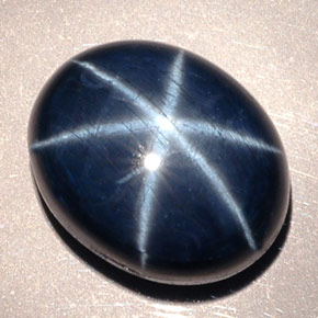 19.63カラットの天然ブルースターサファイア（15.2×12.4 mm・オーバルカット）