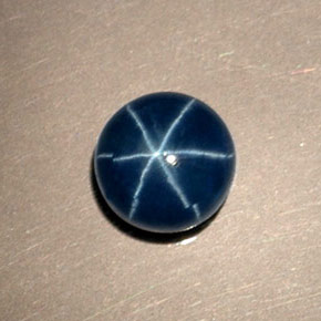 1.46カラットの天然ブルースターサファイア（6.42 mm・ラウンドカット）