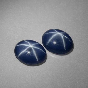 カラットの天然ブルースターサファイア（7.2×5.2 mm・オーバルカット）