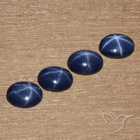 Shop natural 3.50ct ネイビーブルー スターサファイア gems, 楕円形, from タイ at GemSelect. In stock, global shipping!