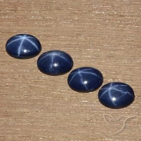 Shop natural 3.50ct ネイビーブルー スターサファイア gems, 楕円形, from タイ at GemSelect. In stock, global shipping!