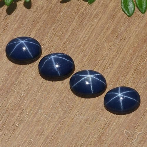 Shop natural 5.23ct ネイビーブルー スターサファイア gems, 楕円形, from タイ at GemSelect. In stock, global shipping!