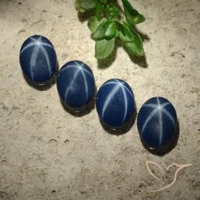 Shop natural 2.43ct ディープブルー スターサファイア gems, 楕円形, from タイ at GemSelect. In stock, global shipping!