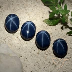 Shop natural 4.64ct ダークブルー スターサファイア gems, 楕円形, from タイ at GemSelect. In stock, global shipping!