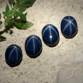 Shop natural 4.64ct ダークブルー スターサファイア gems, 楕円形, from タイ at GemSelect. In stock, global shipping!
