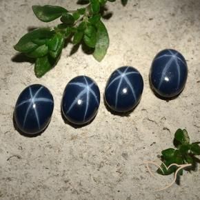 Shop natural 5.43ct ダークブルー スターサファイア gems, 楕円形, from タイ at GemSelect. In stock, global shipping!